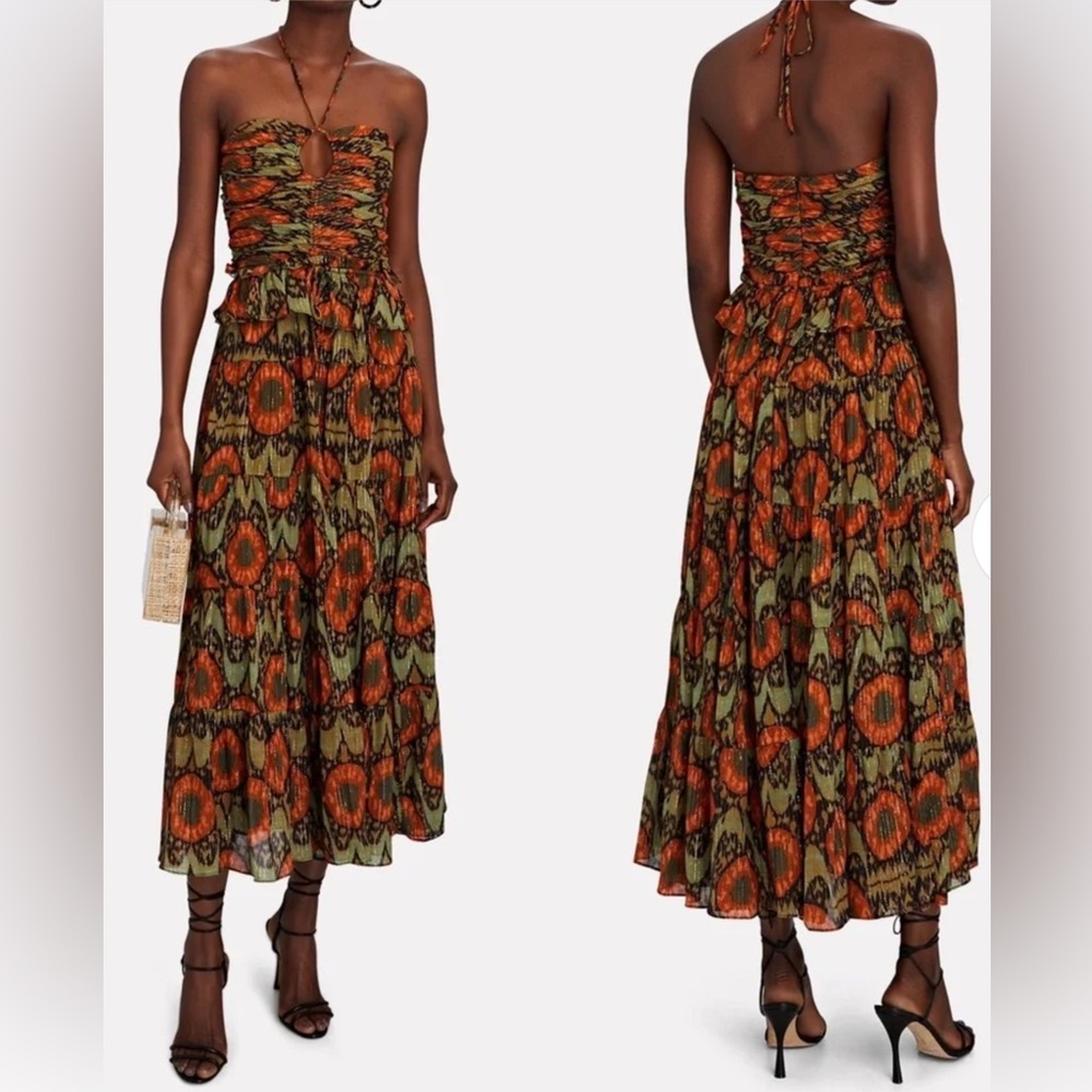 ULLA JOHNSON Evanthe midi dress Sz 12
